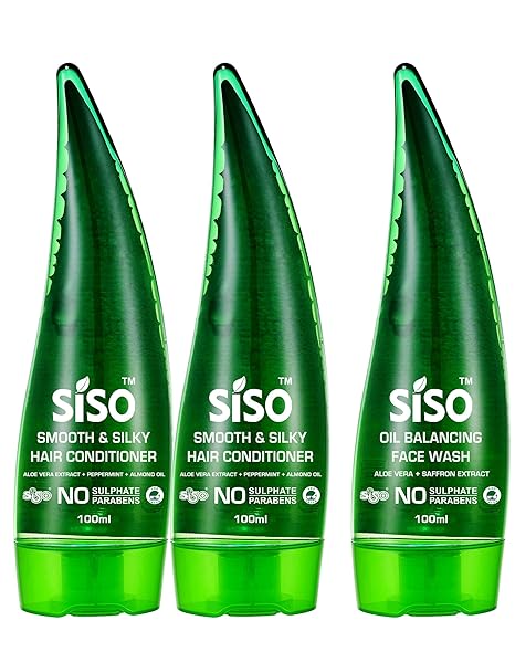 Buy Siso Aloe Vera Smooth Silky Hair Conditioner 100ml Pack Of 2