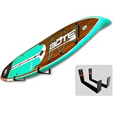 StoreYourBoard Paddle Board Wall Mount Rack, Felt Padded, Holds 50 lbs | Paddle Board Wall Rack, SUP Storage Rack, Paddle Holder, Aluminum, Holds 50 lb