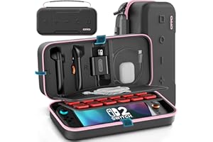 OIVO Carrying Case Compatible with 2025 Nintendo Switch, Portable Switch 2 Travel Carry Case Fit for Joy-Con 2 & Adapter, Har