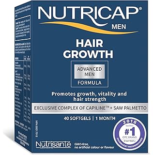 Nutricap For Men Hair Growth Advanced Formula Promote Vitality