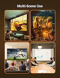 Projector Screen with Stand - 100" Indoor/Outdoor
