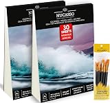 NUCASSO Watercolour Paper Pad A3 30 Sheets x 2 300Gsm Cold Pressed