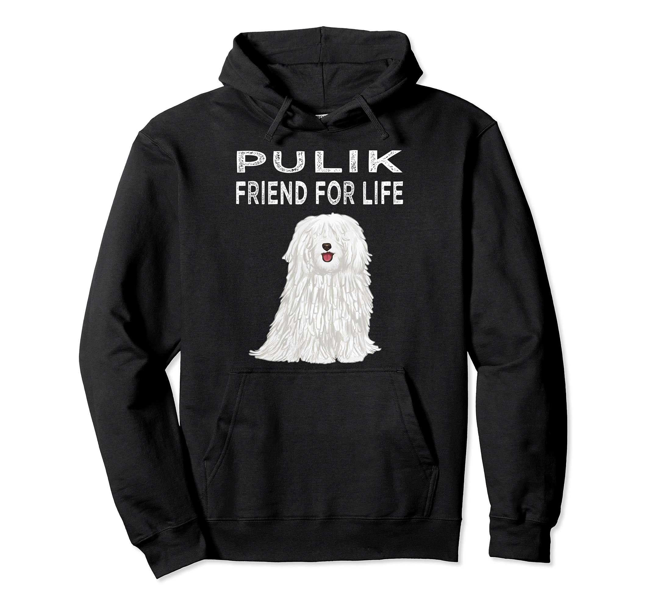Pulik Friend For Life Dog Lover Friendship Pullover Hoodie