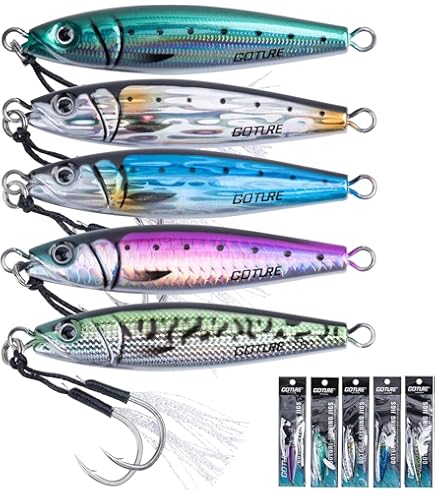 Vertical Jigging Spoons 3 Pcs Sinking Jig Lures - Slow Fall Metal Fishing Lures For Saltwater & Freshwater Slow Fall Jigs - View #13