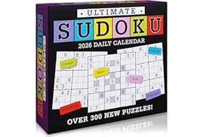 Ultimate Sudoku 2026 Boxed Daily Desk Calendar: Classic, Irregular, Multi, Odd/Even, Diagonal, Sum
