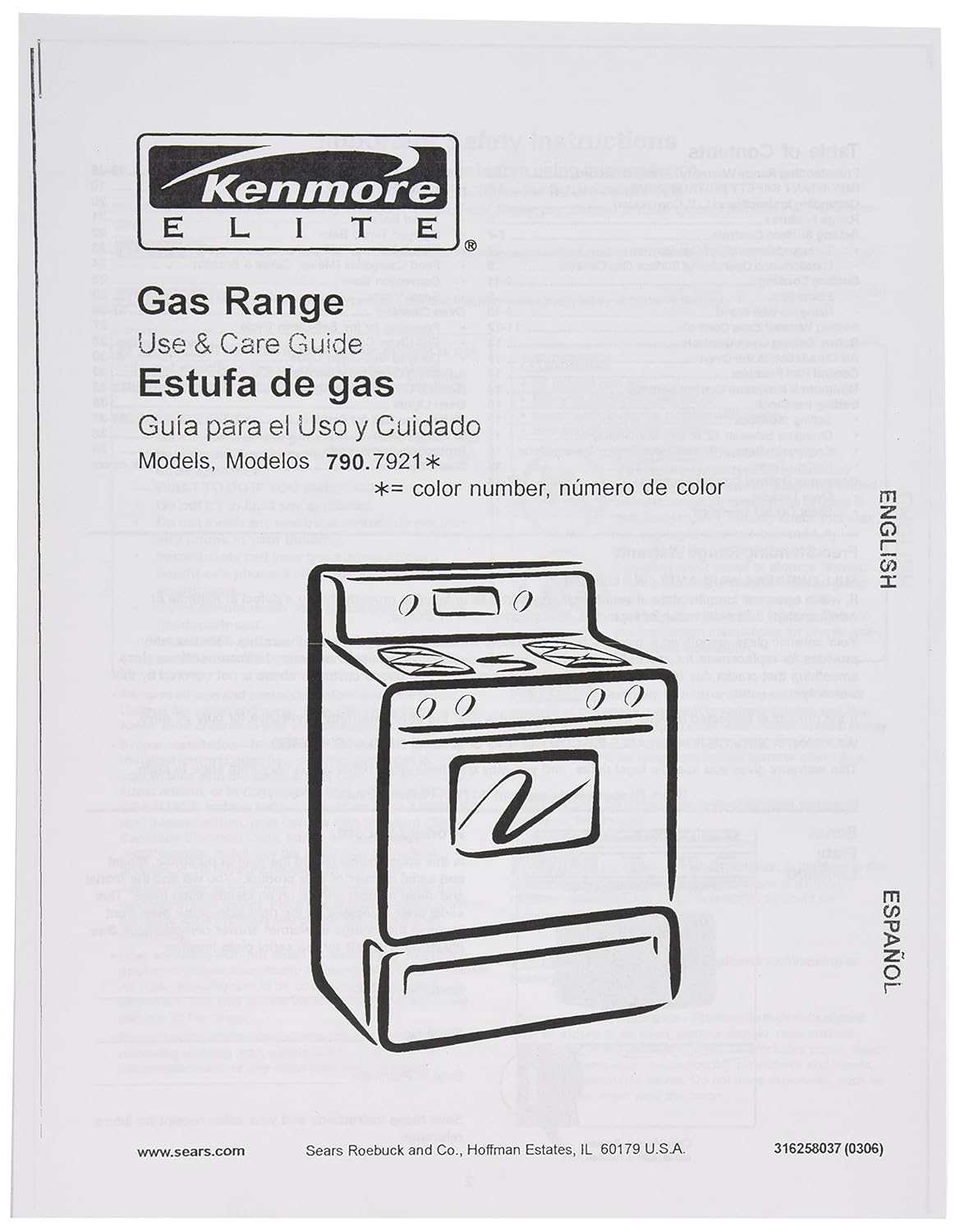 Amazon.com: Frigidaire 316258037 Range/Stove/Oven Owner Manual: Home  Improvement