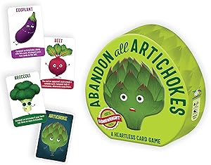 Gamewright Abandon All Artichokes Tin - A Heartless Card Game