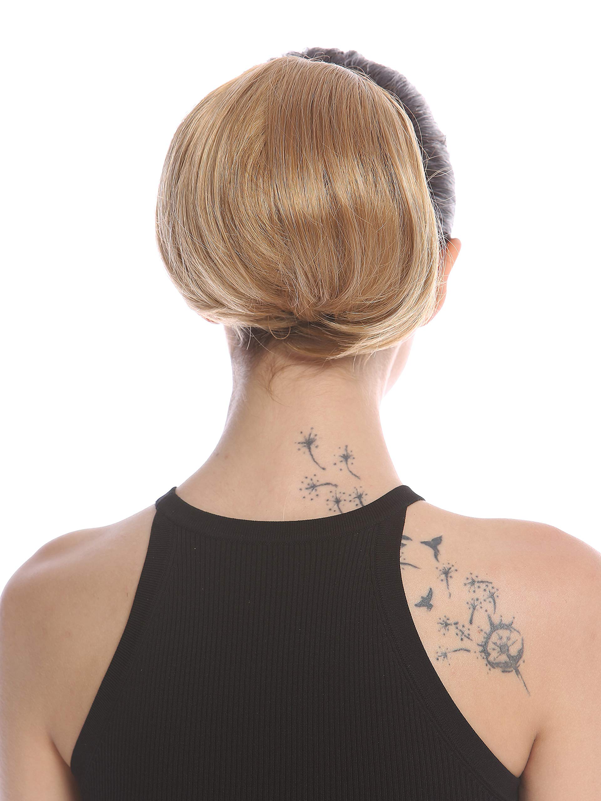 WIG ME UP - 909AB-V-27B Ponytail Hairpiece Extensions very short straight voluminous like hair bun copper blond