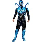 Rubies Men's DC Deluxe Blue Beetle Costume Jumpsuit and Mask