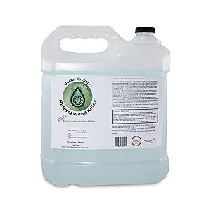 Natural Weed Killer Made with Ocean Water and Commercial Food Grade Vinegar Pet Friendly (2.5 Gallon)