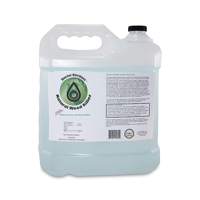 Doctor Kirchner Natural Weed Killer 2.5 Gallon with Hose Sprayer