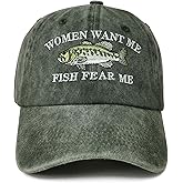 Enodtter Fish Fear Me Women Want Me Hats