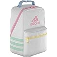 adidas Santiago Bag Cooler, Insulated Food Container, Adult Lunch Boxes for Women and Men with Mesh Pocket, Twill White/Clear Sky Blue/Pink Spark/3.0, One Size