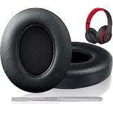 FEYCH Beats Studio Replacement Earpads for Beats Studio 3 &amp;Beats Studio 2 (B0500/ B0501) 2 Pieces Noise Isolation Comfortable Memory Foam Ear Cushions (Black)