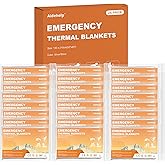Aidehelp 24 Pack Emergency Blankets - Mylar Thermal Space Blankets for Survival and Protection - Ideal for Camping, Outdoors, Hiking, Rescue, Marathons