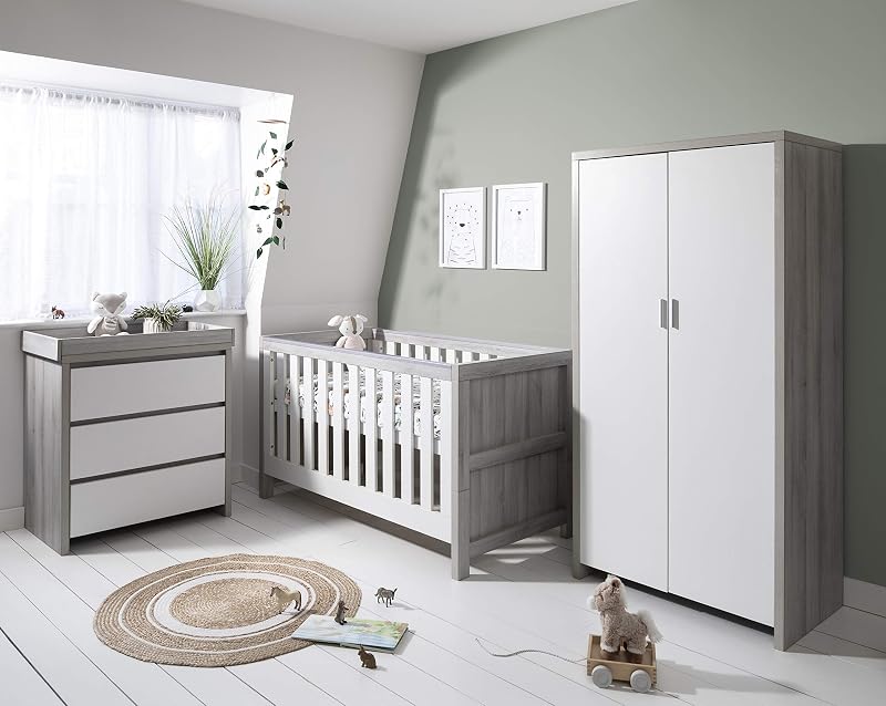 Tutti Bambini Modena 3-Piece Nursery Set Cot Bed Changing Table Wardrobe