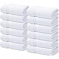 Infinitee Xclusives Luxury Wash Cloths for Showering [13x13] – 100% Cotton Washcloths [Pack of 12], Soft and Absorbent Face T