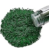 Homankit Green Jimmies Sprinkles Edible White Sprinkle Candy Soft Jimmies Toppings for Ice Cream, Cupcake, Cake, Cookie, Dessert Decorating 2.75 Ounces