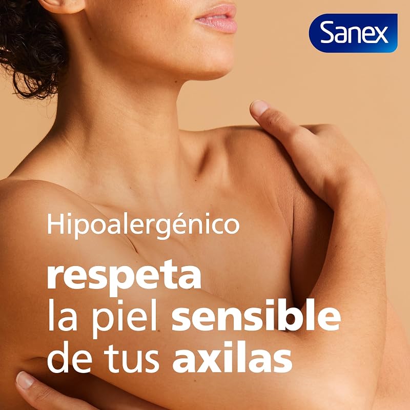 Sanex Dermo Desodorizante Spray Sensível, Pack 6 Uds x 200 ml, Antitranspirante, até 24H Proteção Contra Suor e Odor, Suave na Pele Sensível, Restaura o pH Natural da Pele