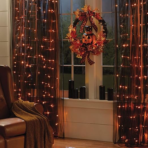 Amazon Com Brylanehome 84 Pre Lit Rod Pocket Curtain Panel