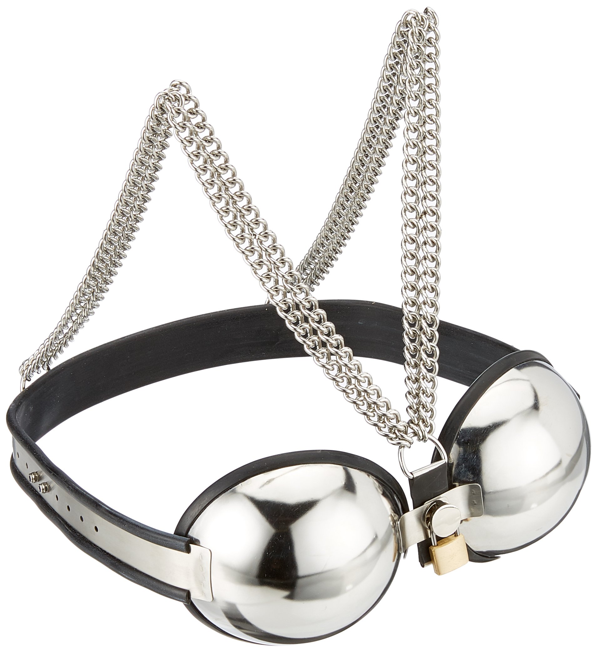 The Bondage Locker Unisex Fetish and Bondage Bra, Black