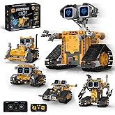 STEM Robotics Kit for Kids 8-12, APP &amp; Remote Control Robot Building Kits | 5 in 1 RC &amp; Programming Robot with Variable LED Eyes, Educational Gift for Boys Girls Ages 8 9 10 11 12 13 14+ Year Old