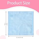 Lanjue 8 Pack Bamboo Flannel Washcloths 10x10 In Soft Face Towels view 3