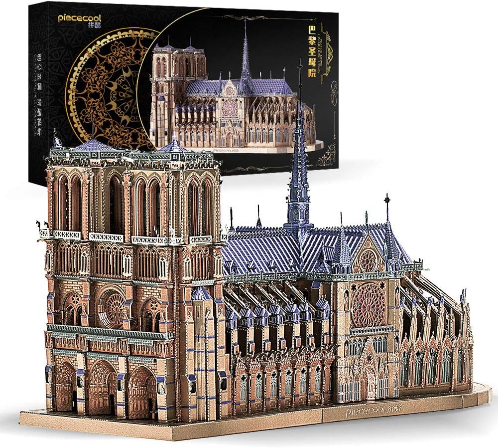 Piececool 3D Puzzle Metal Notre Dame de Paris