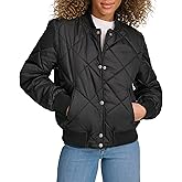 Levi's womens Diamond Quilted Sherpa Lined Bomber Jacket