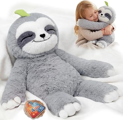 Mewaii Weighted Teddy Sloth Gifts Heat Cool 1.5kg 52cm