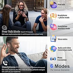 AI Language Translator Earbuds Real Time, 164