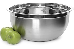Deep Professional Quality Stainless Steel Mixing Bowl for Serving, Mixing Cooking and or Baking-18.5 Quart, 1193