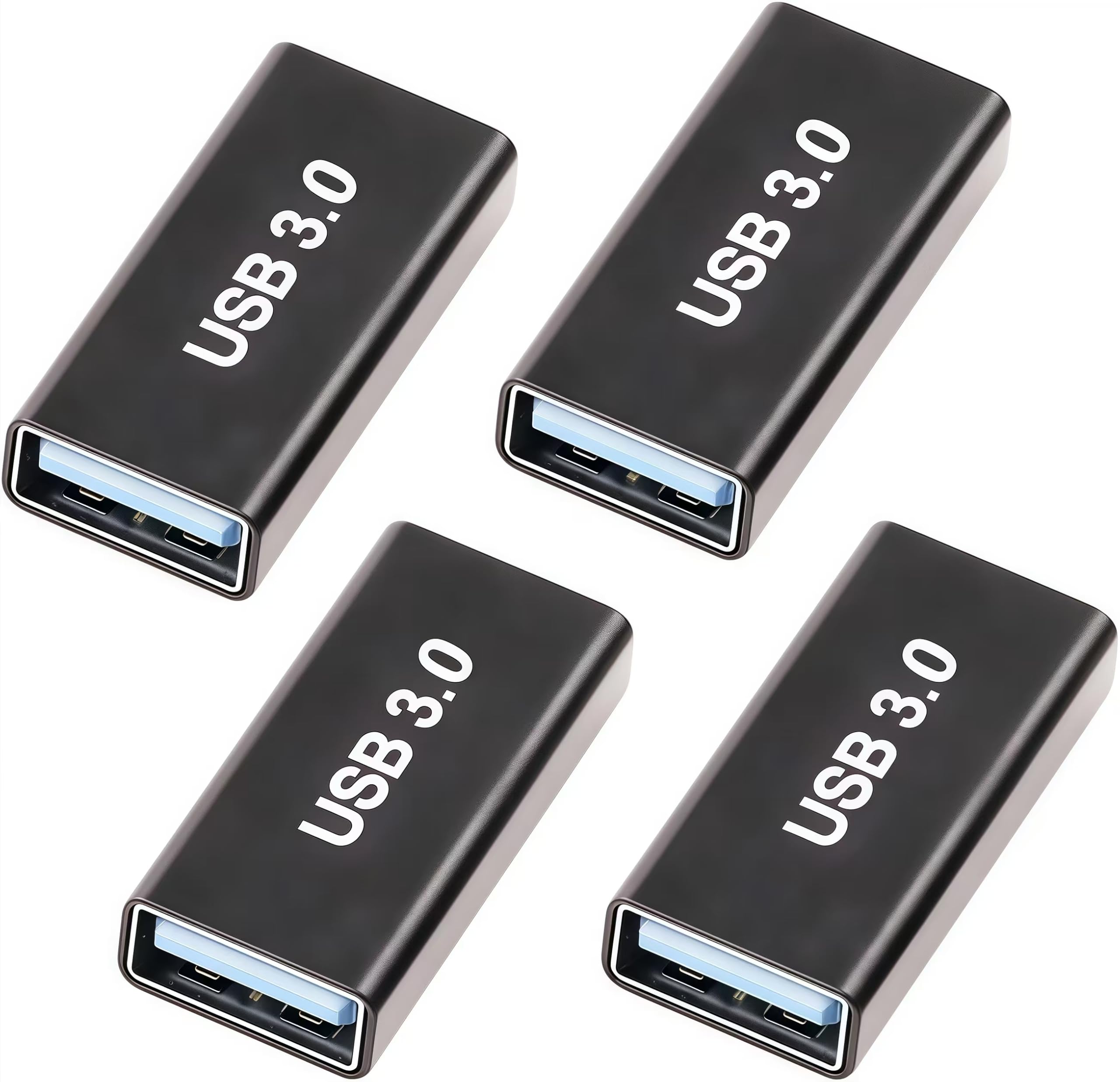 Photo 1 of 4Pack USB Female to Female Adapter for Connecting Two USB Male Ends Devices, Compatible with MacBook Pro/Air, IPad Pro Google Pixel,Apple Etc.