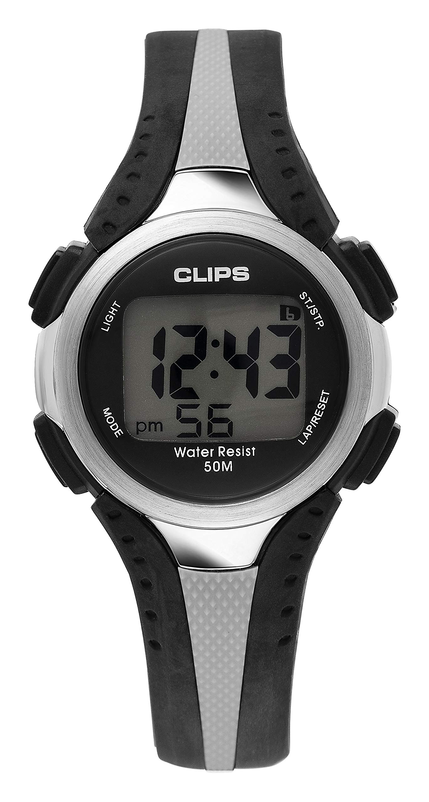 Clips Men's Quartz Watch 539-6000-48 with Rubber Strap