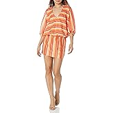 Trina Turk womens Sunray Drape-sleeve Tunic - Bathing Suit Cover Ups for Women