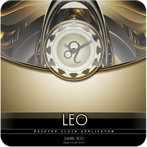 Leo Beautiful Clock Widget Zodiac Theme for Android