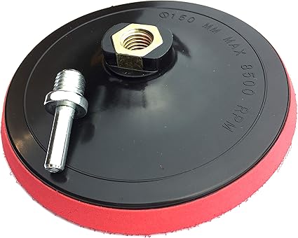 Plateau Abrasif Avec M14 150 Mm Avec Mandrin De Serrage Pour Meuleuse D Angle Amazon Fr Bricolage