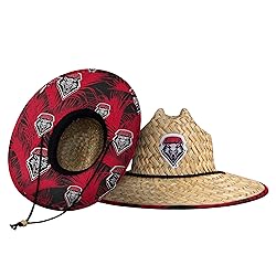 FOCO New Mexico Lobos NCAA Floral Straw Hat