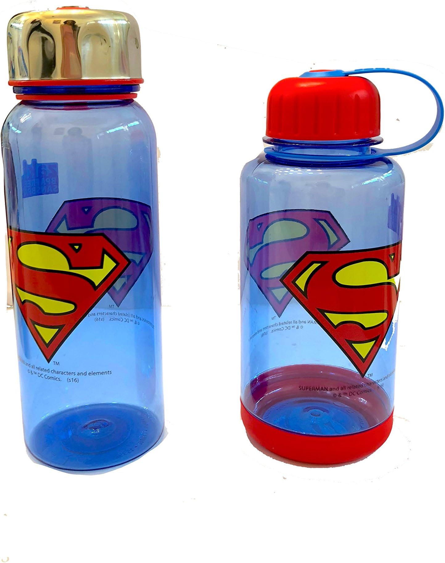 NEW Superman Duo BPA Free Tumbler Set-Perfect For Summer Activities & Back To School Lunch Kits