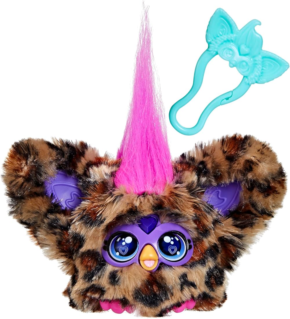 Furby Furblets Series 4 Chee-Chee Cheetah Mini Plush Yellow Brand Furby