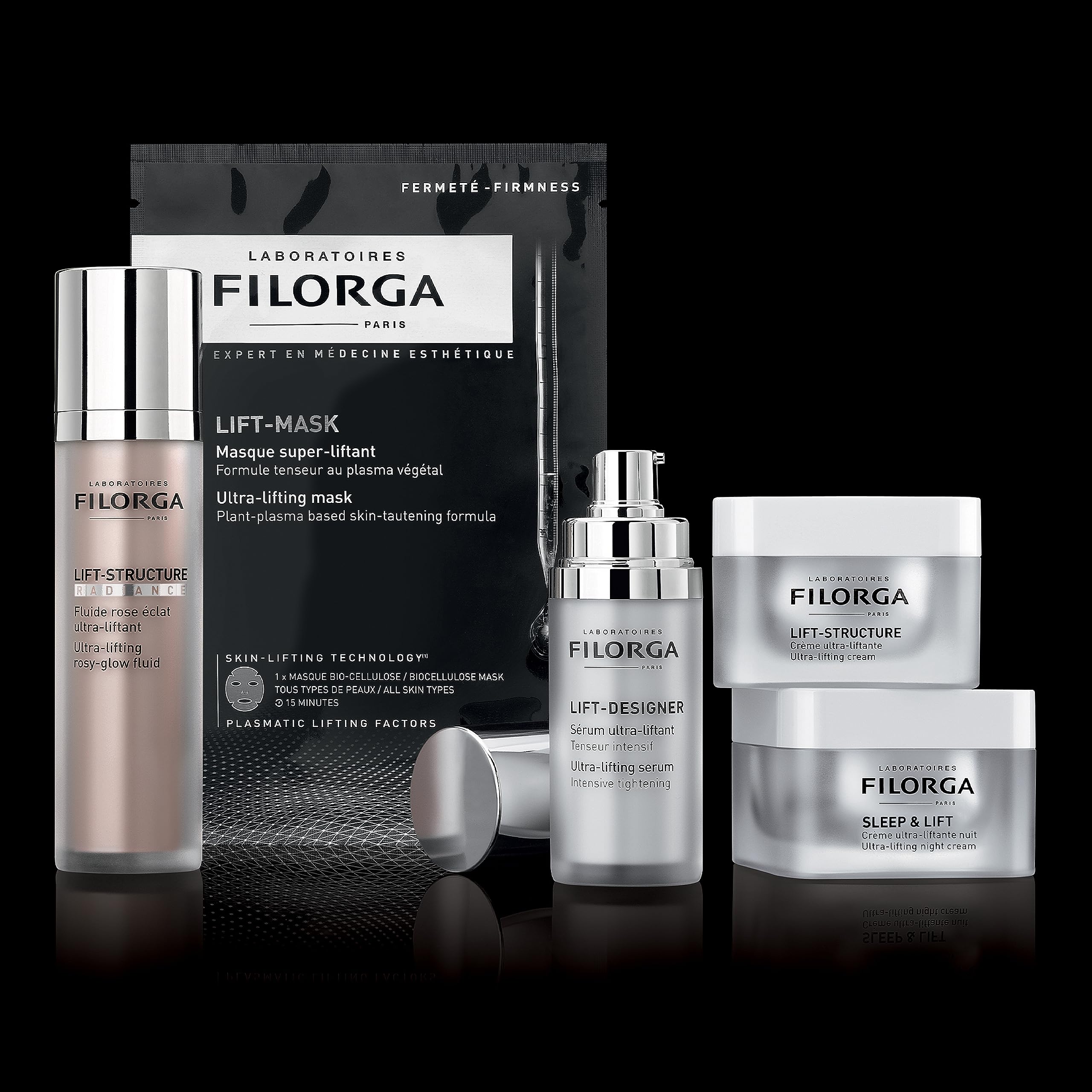 Filorga Lift-Structure Ultra Lifting Anti Aging Face Cream, Face Moisturizer with Hyaluronic Acid and Collagen to Lift and Tone Skin, 1.69 fl. oz.