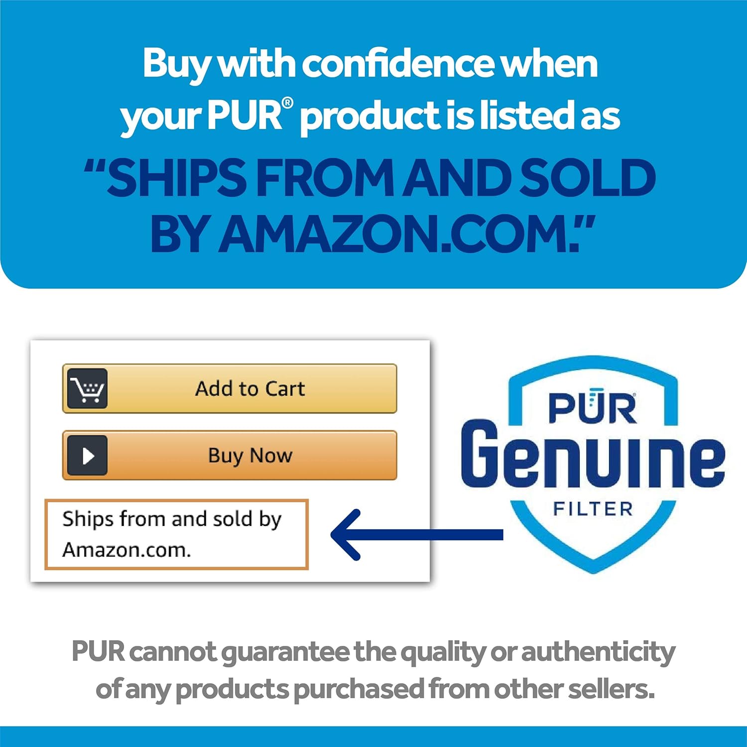 PUR Water Pitcher Replacement Filter with Lead Reduction, 3 Pack, Blue: Kitchen & Dining