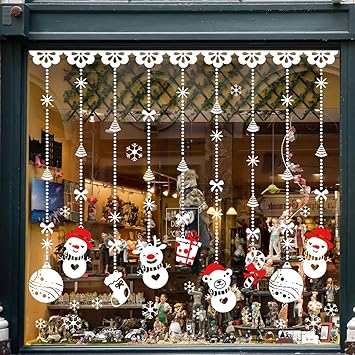 Schneeflocken Aufkleber Tedgem Schneeflocken Fensterbild Weihnachtsdeko Weihnachten Fensterdeko Set Diy Weihnachtsdeko Winter Dekoration Für