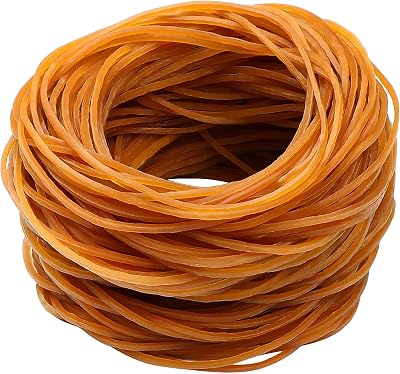 JANYUN 200 Pcs Rubber Elastic Bands 3.15 Inches 8 cm Large Stretchy Bundle