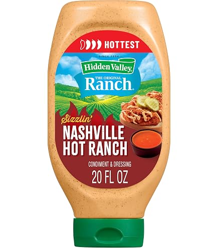 Amazon.com : Hidden Valley Original Spicy Ranch Dressing & Topping, 16 Fl Oz (Pack of 2) : Grocery & Gourmet Food Amazon.com : Hidden Valley Original Spicy Ranch Dressing & Topping, 16 Fl Oz (Pack of 2) : Grocery & Gourmet Food