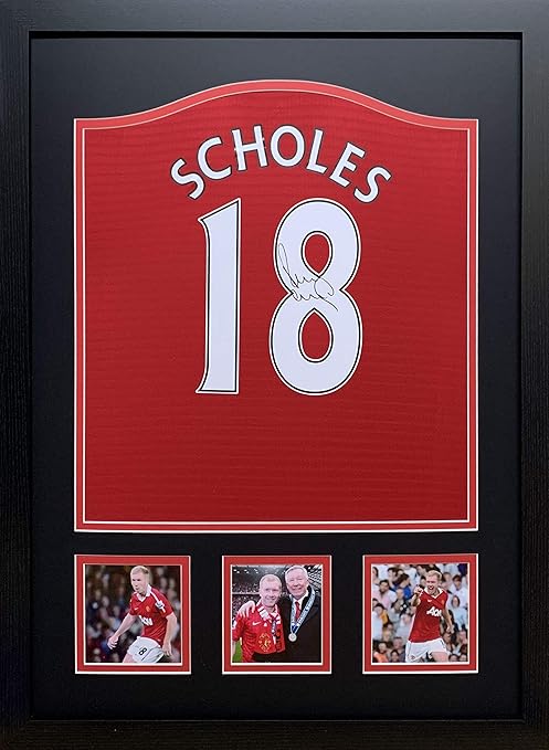 scholes signed shirt