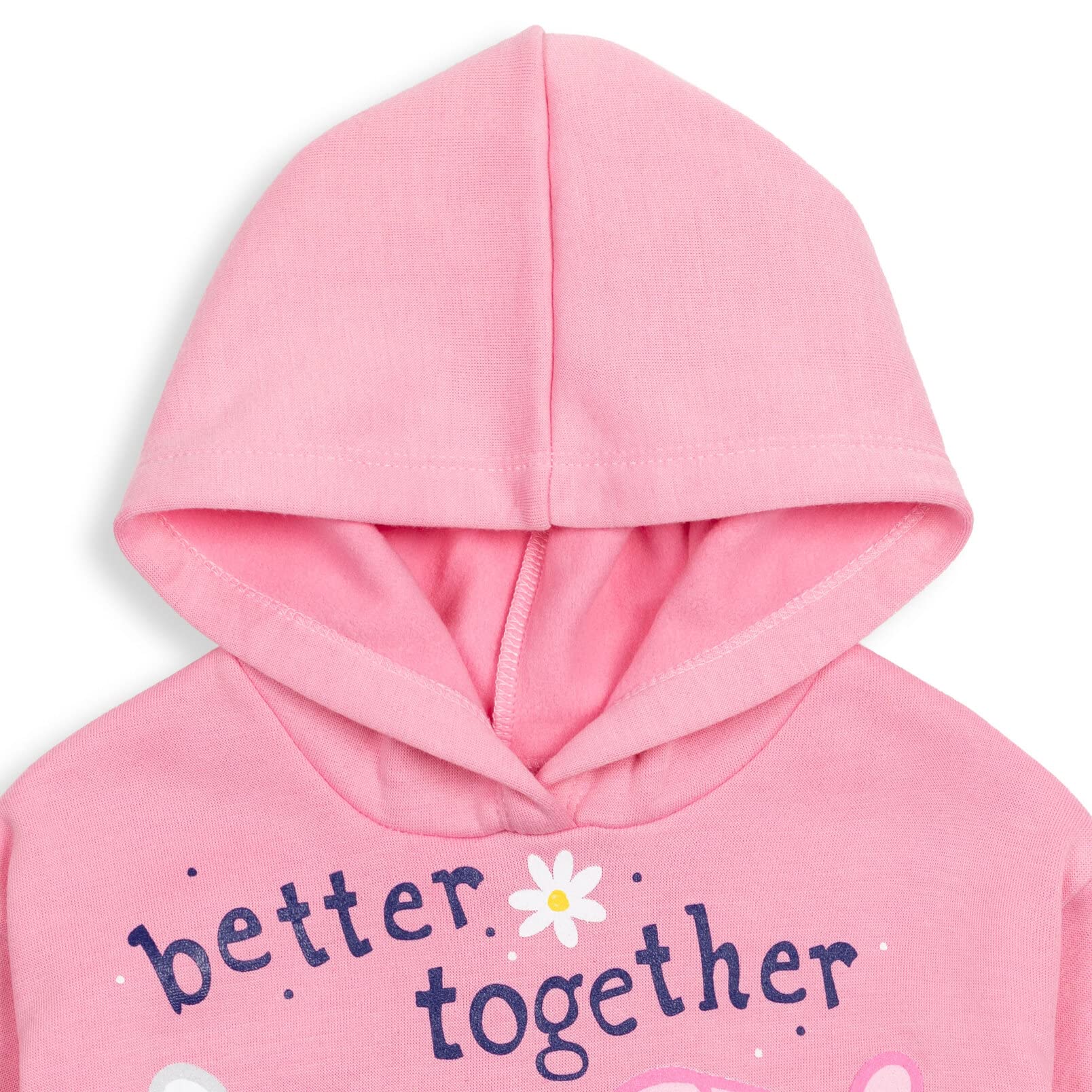 Peppa Pig Girls Pullover Fleece Hoodie and Leggings Outfit Set Toddler to Big Kid