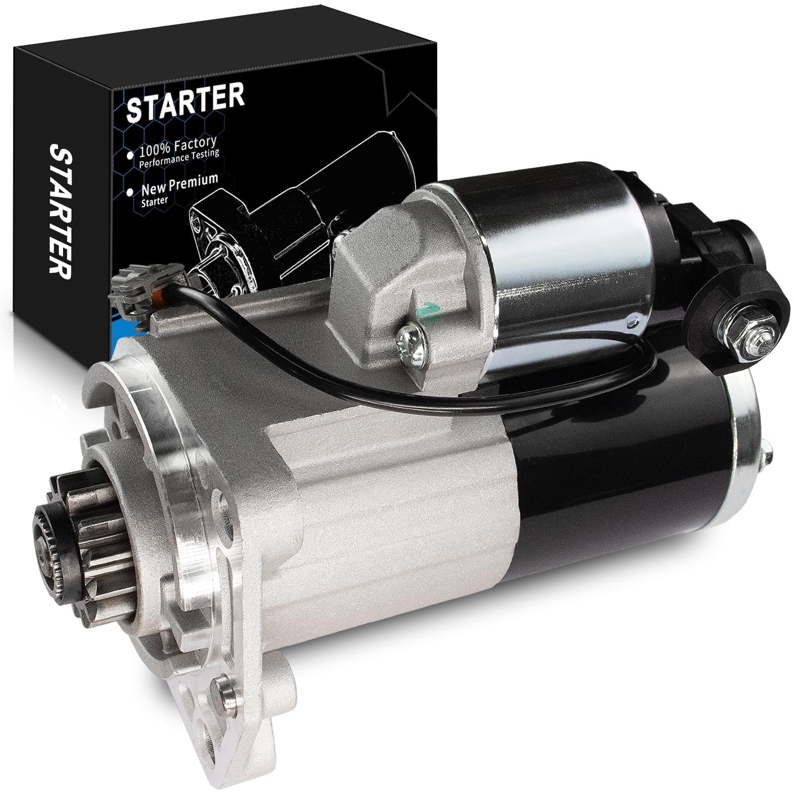 Photo 1 of SZKAIDAG Starter Motor for:-Nissan Rogue 2008-2013, Rogue Select 2014-2015, Sentra SE-R 2007-2012 2.5L L4 12V 1.7KW 13 Teeth Clockwise, 23300-ET80A 19061N 16085 23300-ET80B M000TA0271 (All New)