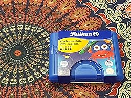 Pelikan Wachsaläuse, Pastelli a Cera Naturale, 6 Colori, Fora di