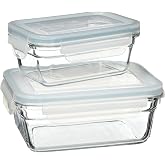 Glasslock 4pc Rec't Set